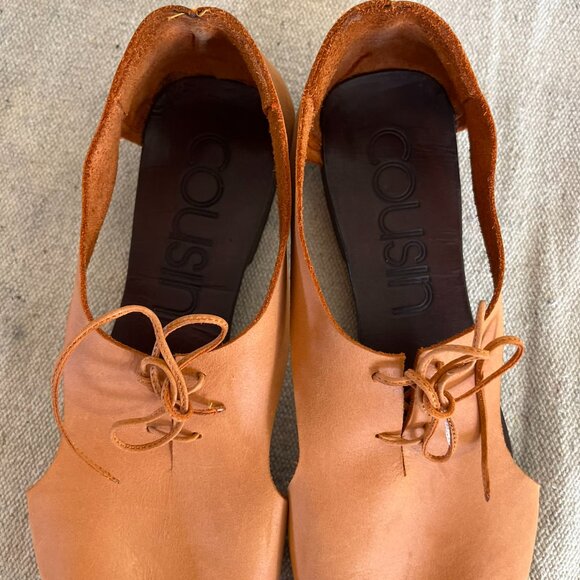 Cousin Woman's Suede Jenny Terra Cotta Bohemian Summer Sandals Sz 10 - Picture 8 of 9